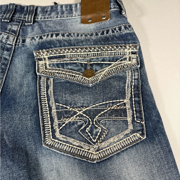 GUESS GS115‎ Men’s Bootcut Y2K Western Jeans 36x31.5 - Picture 13 of 16